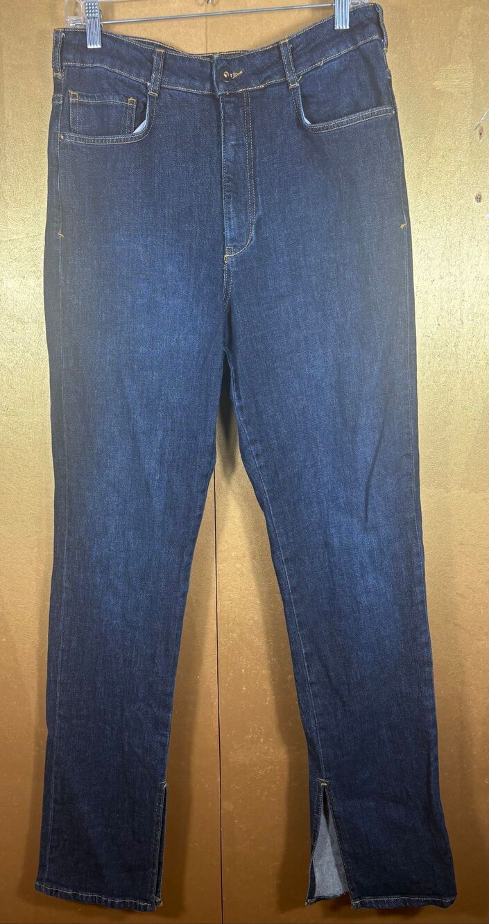 Pilcro & the letterpress tapered split hem jeans size 31